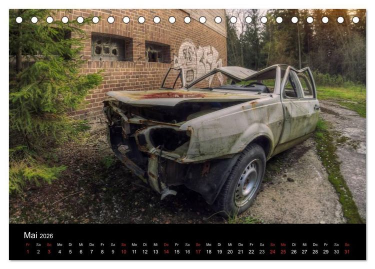 Produktbild: Rostlauben - vergessene Klassiker (Tischkalender 2026 DIN A5 quer), CALVENDO Monatskalender