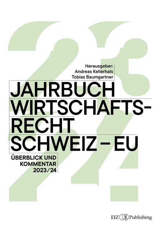 Produktbild: Jahrbuch Wirtschaftsrecht Schweiz - EU 2024