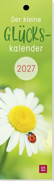 Produktbild: Lesezeichenkalender 2027: Der kleine Gl&uuml;ckskalender