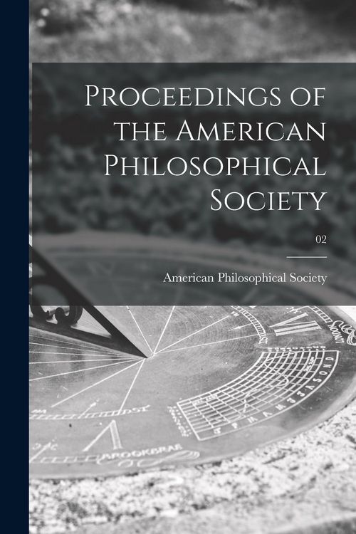 Produktbild: Proceedings of the American Philosophical Society; 02