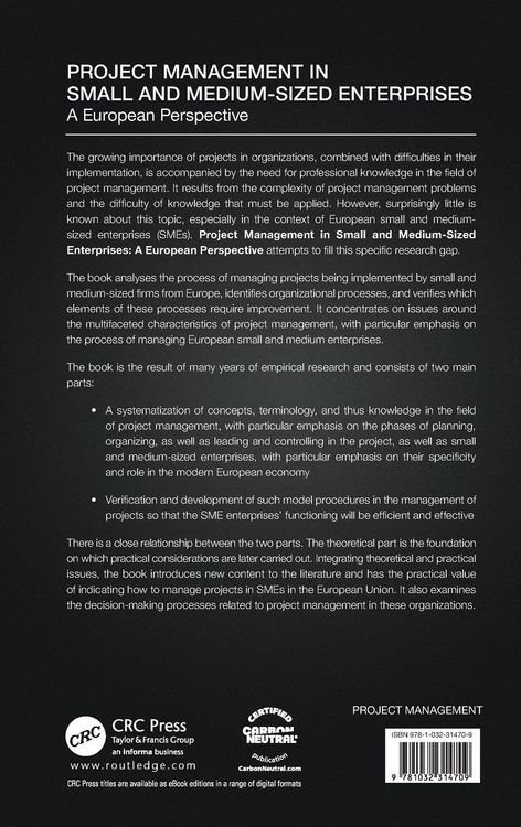 Produktbild: Project Management in Small and Medium-Sized Enterprises