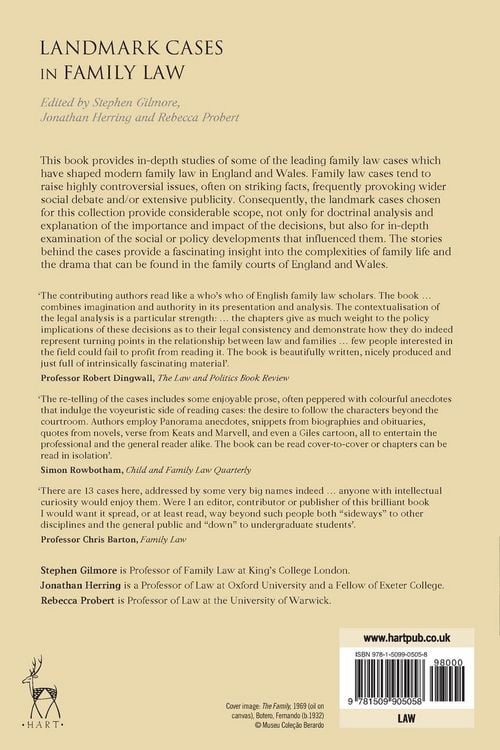 Produktbild: Landmark Cases in Family Law