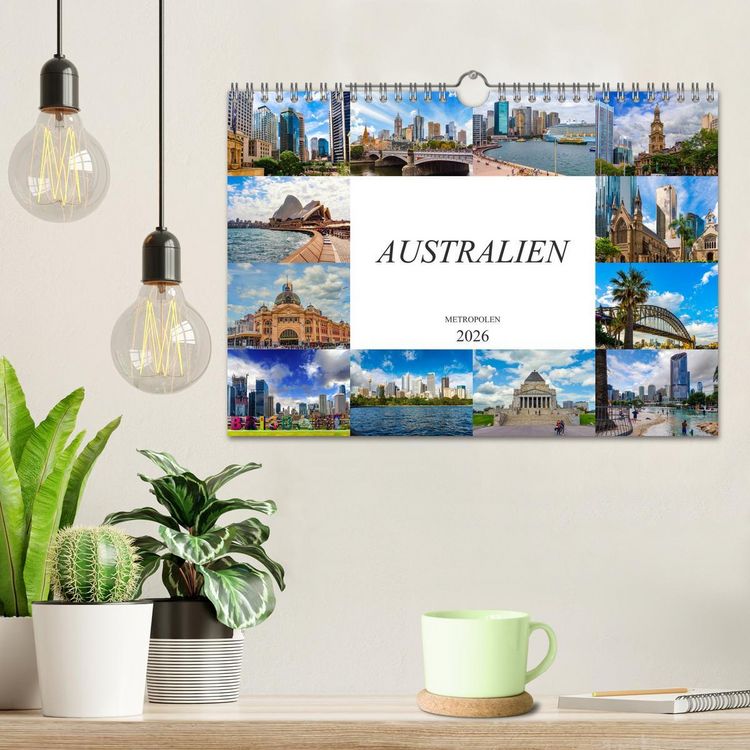 Produktbild: Australien Metropolen (Wandkalender 2026 DIN A4 quer), CALVENDO Monatskalender
