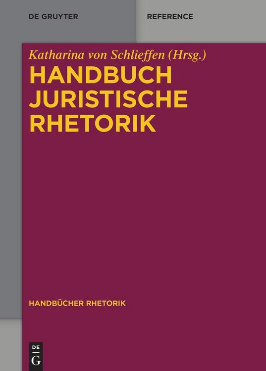 Produktbild: Handbuch Juristische Rhetorik