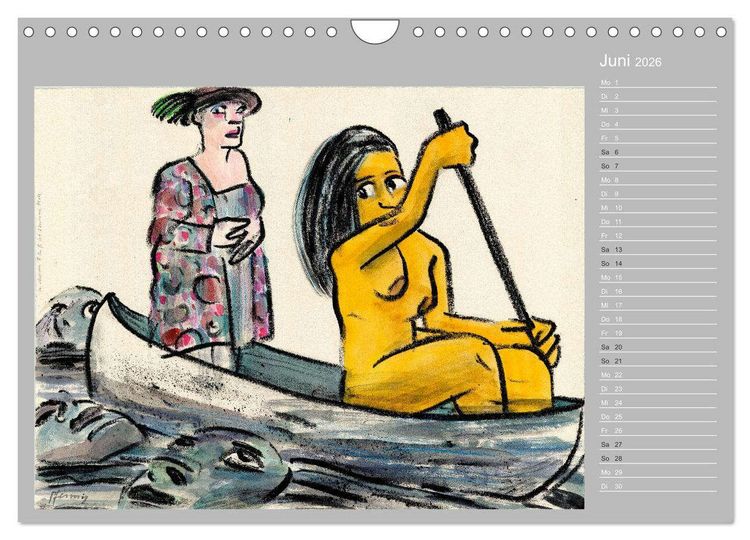 Produktbild: Wolf-Dieter Pfenning &ndash; 12 Monate auf Papier (Wandkalender 2026 DIN A4 quer), CALVENDO Monatskalender