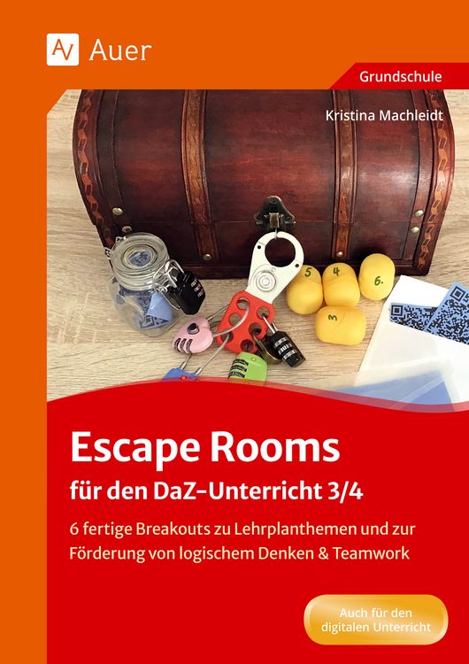 Produktbild: Escape Rooms f&uuml;r den DaZ-Unterricht 3/4