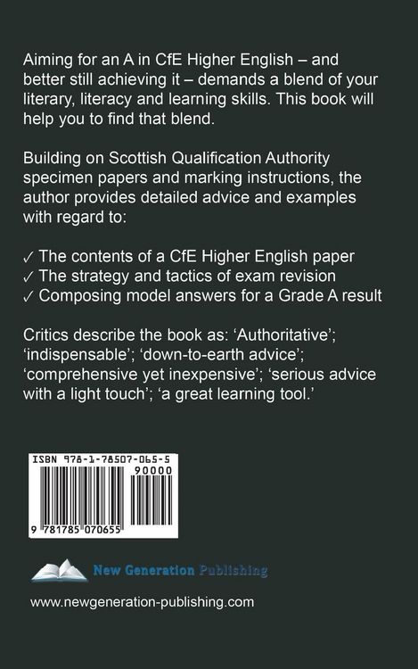 Produktbild: Aiming for an A in CfE Higher English