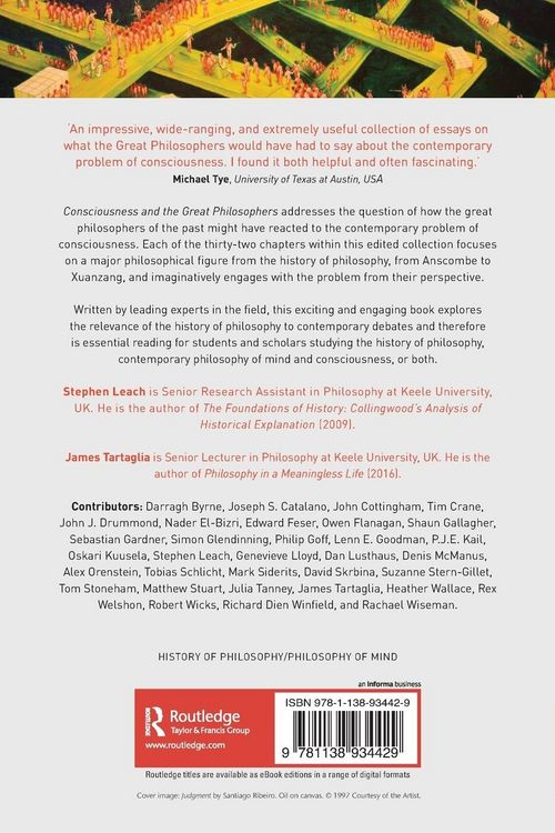 Produktbild: Consciousness and the Great Philosophers