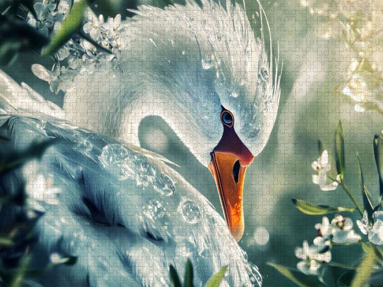 Produktbild: CALVENDO Puzzle Ein Motiv aus dem Kalender "Tierische Balance" | 1000 Teile Lege-Gr&ouml;&szlig;e 64x48cm Foto-Puzzle f&uuml;r gl&uuml;ckliche Stunden