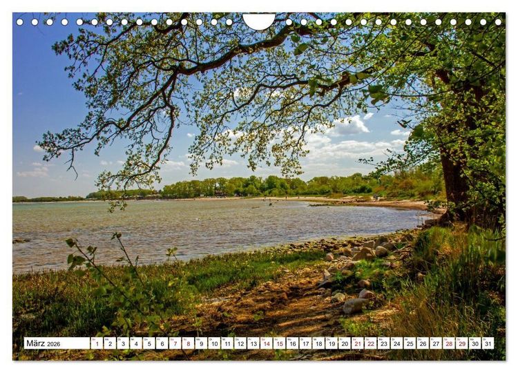 Produktbild: Naturparadies Zierow - Ostsee Idylle pur in der Wismarer Bucht (Wandkalender 2026 DIN A4 quer), CALVENDO Monatskalender