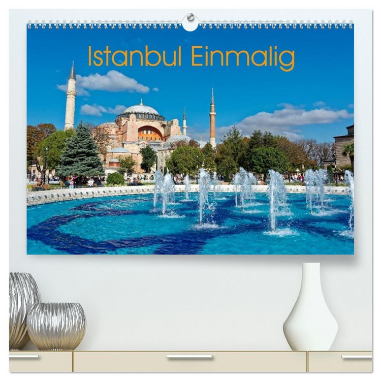 Produktbild: Istanbul Einmalig (hochwertiger Premium Wandkalender 2026 DIN A2 quer), Kunstdruck in Hochglanz