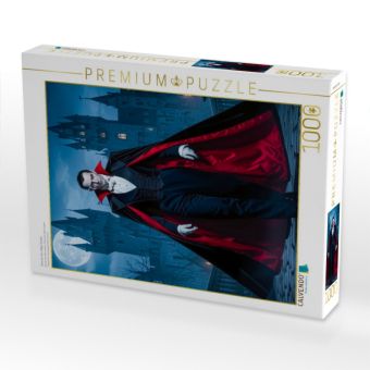 Produktbild: CALVENDO Puzzle Dracula, der adlige Vampir | 1000 Teile Lege-Gr&ouml;&szlig;e 64x48cm Foto-Puzzle f&uuml;r gl&uuml;ckliche Stunden
