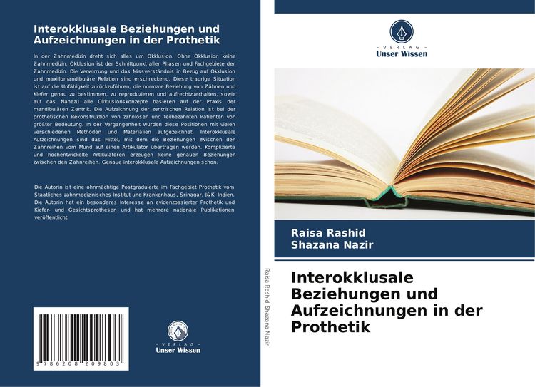Produktbild: Interokklusale Beziehungen und Aufzeichnungen in der Prothetik