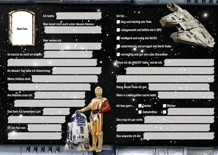 Produktbild: Star Wars Freundebuch: Meine Freunde
