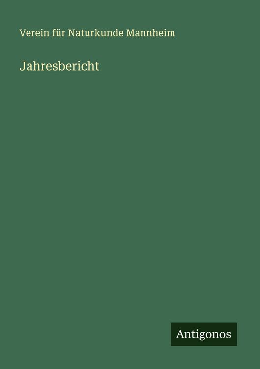 Produktbild: Jahresbericht