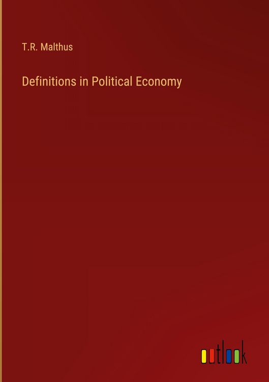 Produktbild: Definitions in Political Economy