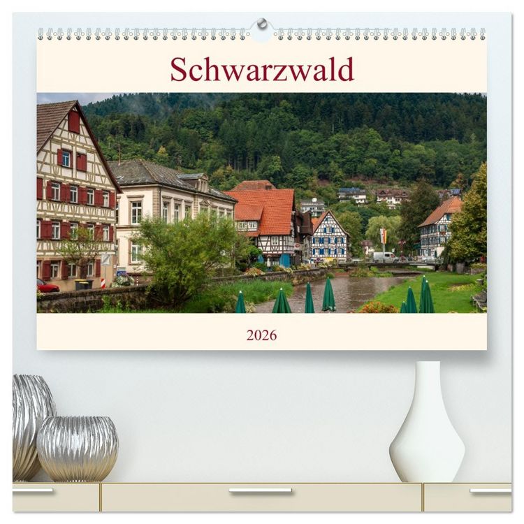 Produktbild: Schwarzwald (hochwertiger Premium Wandkalender 2026 DIN A2 quer), Kunstdruck in Hochglanz