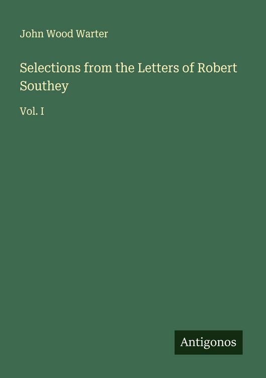 Produktbild: Selections from the Letters of Robert Southey