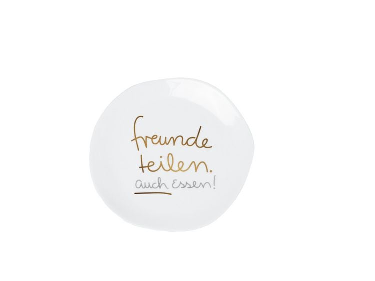 Produktbild: R&auml;der Kleiner Teller "Freunde teilen auch Essen"