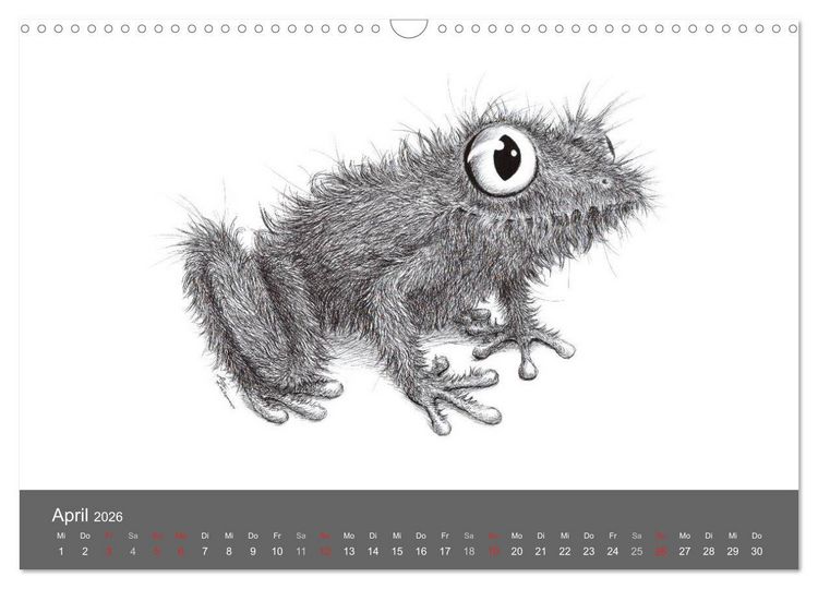 Produktbild: TIERONISCH (Wandkalender 2026 DIN A3 quer), CALVENDO Monatskalender