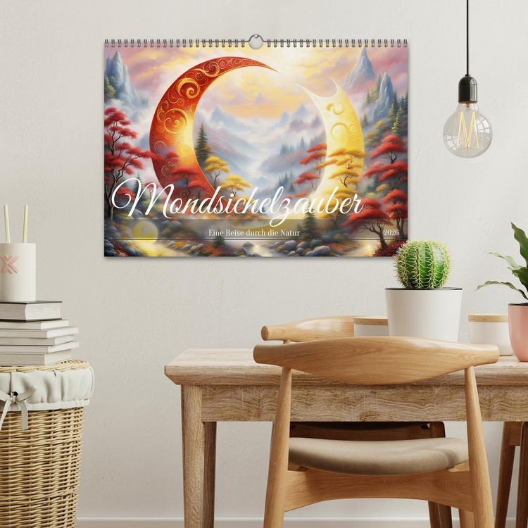 Produktbild: Mondsichelzauber Eine Reise durch die Natur (Wandkalender 2026 DIN A3 quer), CALVENDO Monatskalender