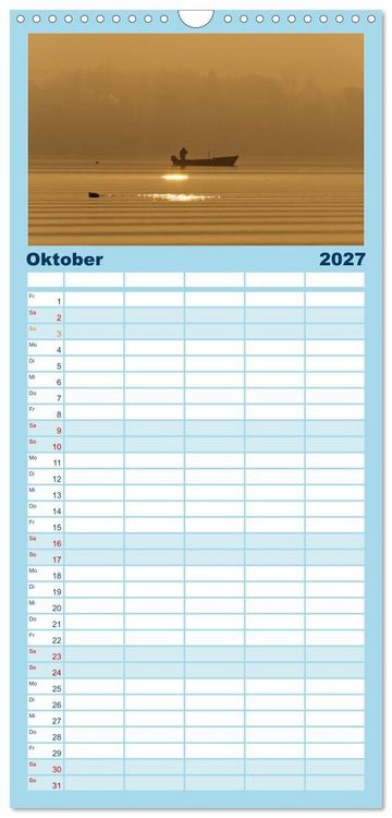 Produktbild: Familienplaner 2027 - Starnberger Seeblicke mit 5 Spalten (Wandkalender, 21 x 45 cm) CALVENDO