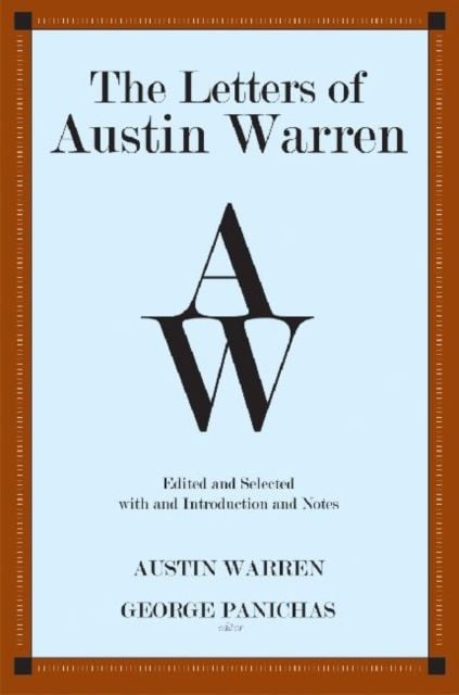 Produktbild: The Letters of Austin Warren