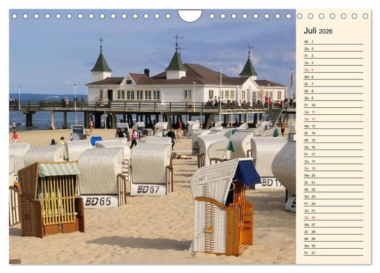 Produktbild: Unterwegs in Deutschland (Wandkalender 2026 DIN A4 quer), CALVENDO Monatskalender