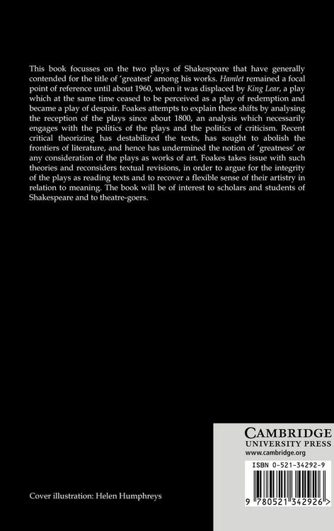 Produktbild: Hamlet versus Lear