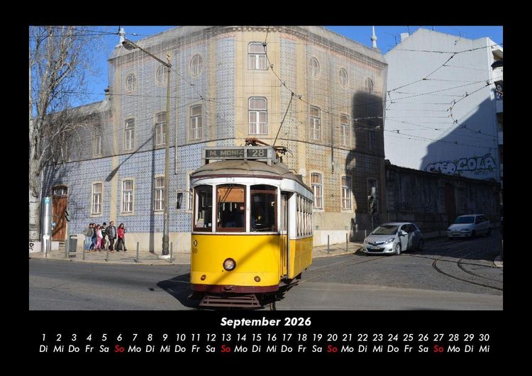 Produktbild: Lissabon 2026 Fotokalender DIN A3