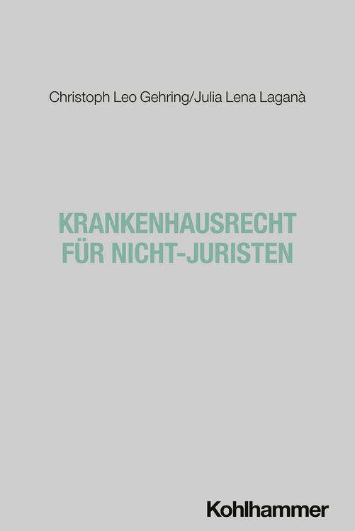 Produktbild: Krankenhausrecht f&uuml;r Nicht-Juristen