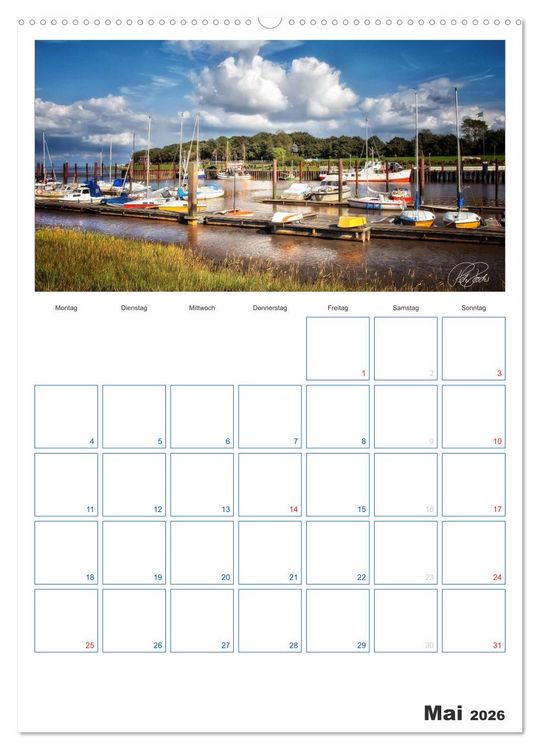 Produktbild: Friesland - Nordseebad Dangast (hochwertiger Premium Wandkalender 2026 DIN A2 hoch), Kunstdruck in Hochglanz