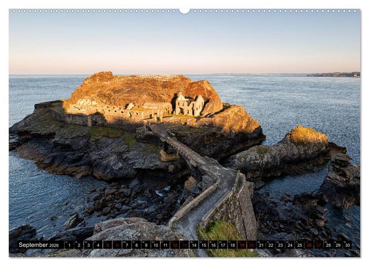 Produktbild: Normandie und Bretagne: Zwischen Leuchtt&uuml;rmen und felsigen K&uuml;sten (hochwertiger Premium Wandkalender 2026 DIN A2 quer), Kunstdruck in Hochglanz