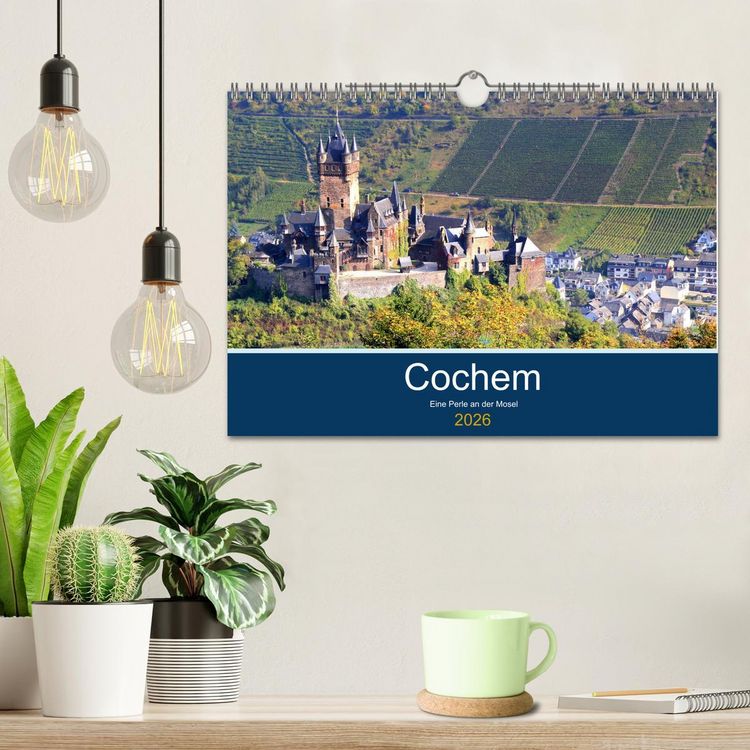 Produktbild: Cochem - Eine Perle an der Mosel (Wandkalender 2026 DIN A4 quer), CALVENDO Monatskalender