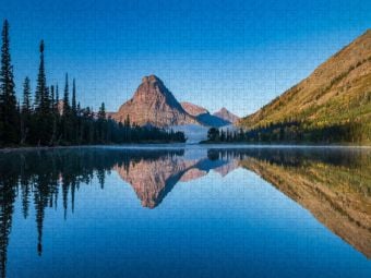 Produktbild: CALVENDO Puzzle Two Medicine Lake mit Sinopah Mountain | 1000 Teile Lege-Gr&ouml;&szlig;e 64x48cm Foto-Puzzle f&uuml;r gl&uuml;ckliche Stunden