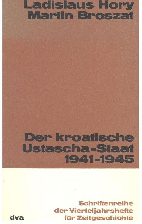 Produktbild: Der kroatische Ustascha-Staat 1941-1945