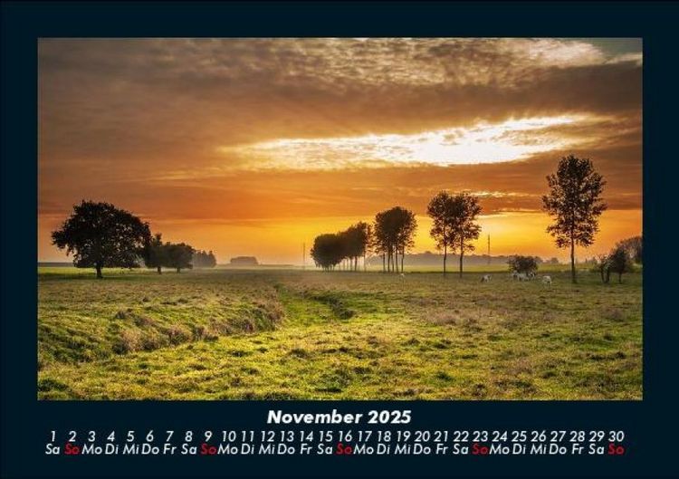 Produktbild: Landschaftskalender 2025 Fotokalender DIN A5