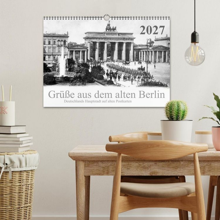 Produktbild: Gr&uuml;&szlig;e aus dem alten Berlin (Wandkalender 2027 DIN A3 quer), CALVENDO Monatskalender
