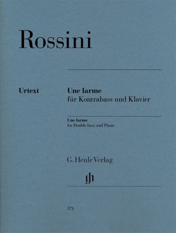 Produktbild: Gioachino Rossini - Une larme f&uuml;r Kontrabass und Klavier