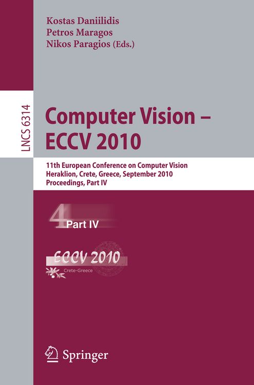 Produktbild: Computer Vision -- ECCV 2010