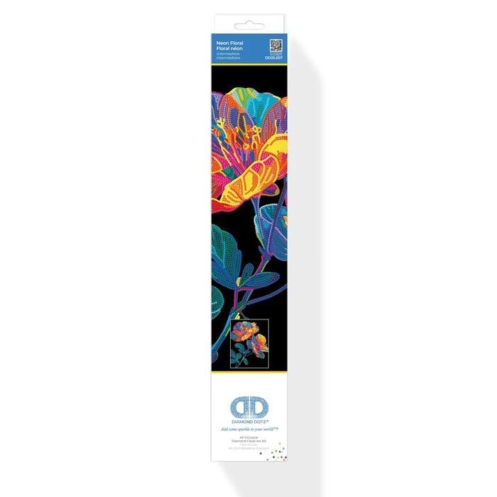 Produktbild: DIAMOND DOTZ - Diamond Painting Neon Blumen