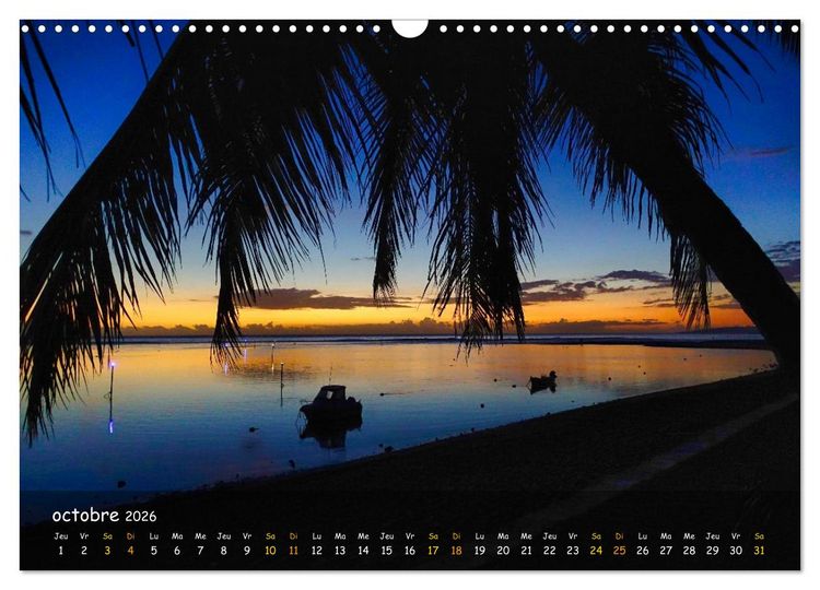 Produktbild: La R&egrave;union - C&ocirc;tes fantastiques et paysage montagneux (Calendrier mural 2026 DIN A3 vertical), CALVENDO calendrier mensuel