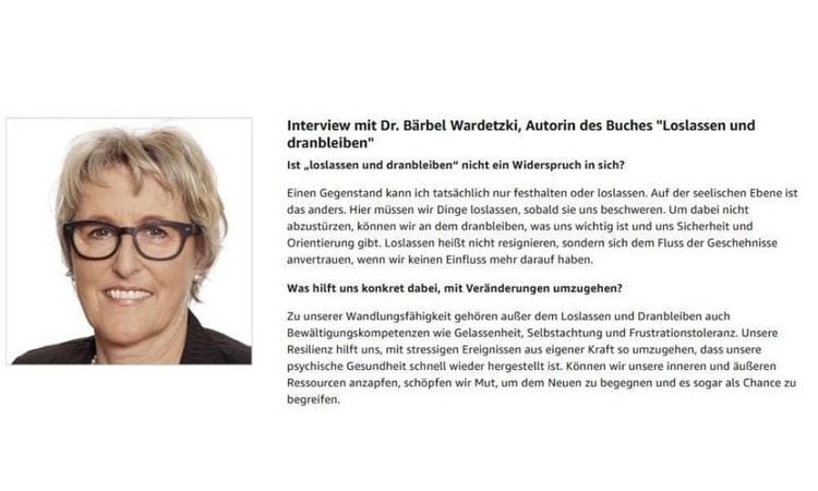 Produktbild: Loslassen und dranbleiben