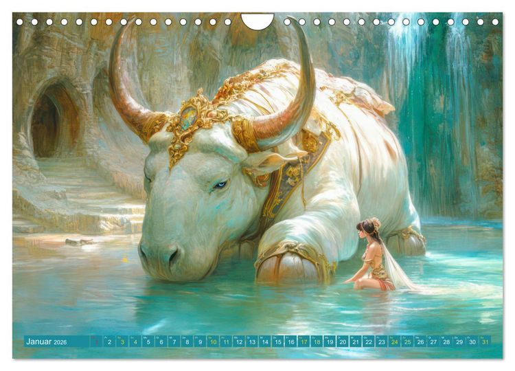 Produktbild: Schaurig sch&ouml;ne Biester (Wandkalender 2026 DIN A4 quer), CALVENDO Monatskalender