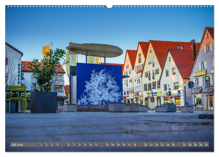 Produktbild: Impressionen aus Leinfelden-Echterdingen 2026 (Wandkalender 2026 DIN A2 quer), CALVENDO Monatskalender