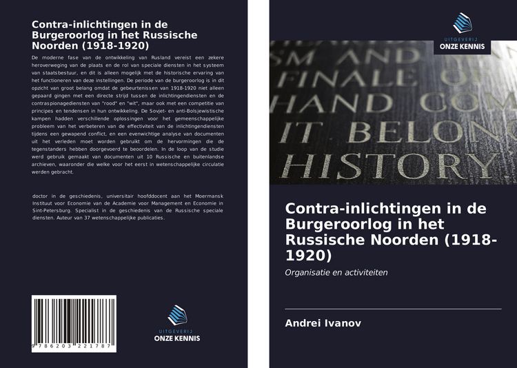 Produktbild: Contra-inlichtingen in de Burgeroorlog in het Russische Noorden (1918-1920)