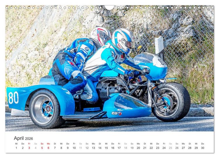Produktbild: Motorradgespanne am Jochpass (Wandkalender 2026 DIN A3 quer), CALVENDO Monatskalender