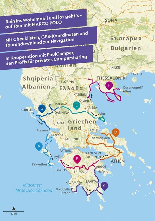 Produktbild: MARCO POLO Camper Guide Griechenland