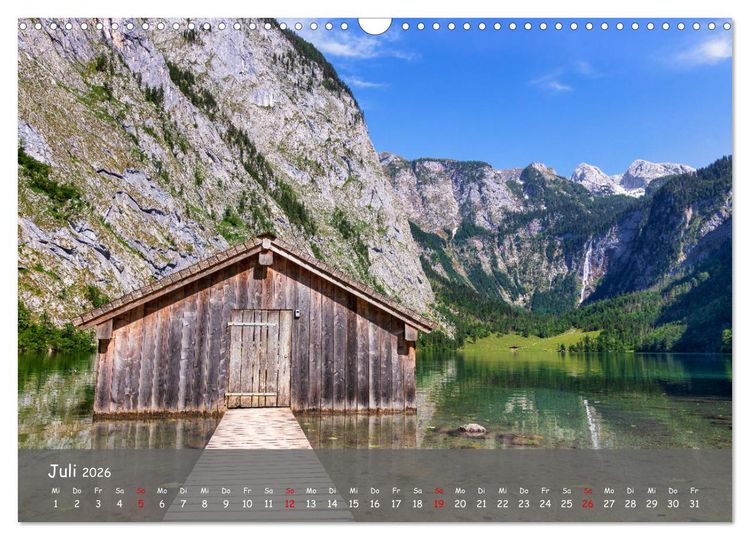 Produktbild: Stege - Seefotografie (Wandkalender 2026 DIN A3 quer), CALVENDO Monatskalender
