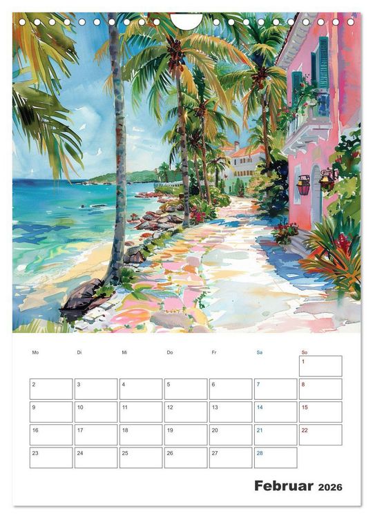 Produktbild: Sand zwischen den Zehen (Wandkalender 2026 DIN A4 hoch), CALVENDO Monatskalender